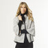 Luann Soft Brushed Cape  - Mid Heather Grey